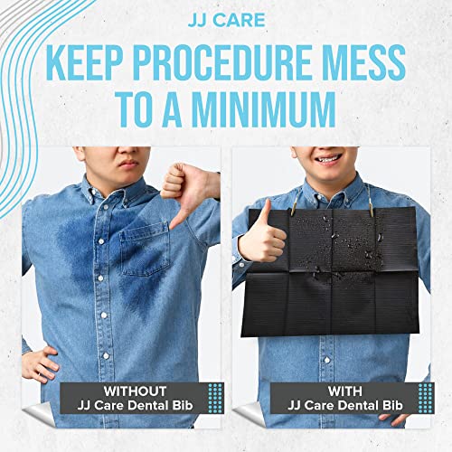 JJ-CARE-Dental-Bibs-Pack-of-250-13-x-18-Black-Dental-Bibs-Disposable-3-Ply-Waterproof-Disposable-Dental-Bibs-Dentist-Bibs-Disposable-Dental-Bibs-Sheets-Tattoo-Bibs-Patient-Bibs-Dental