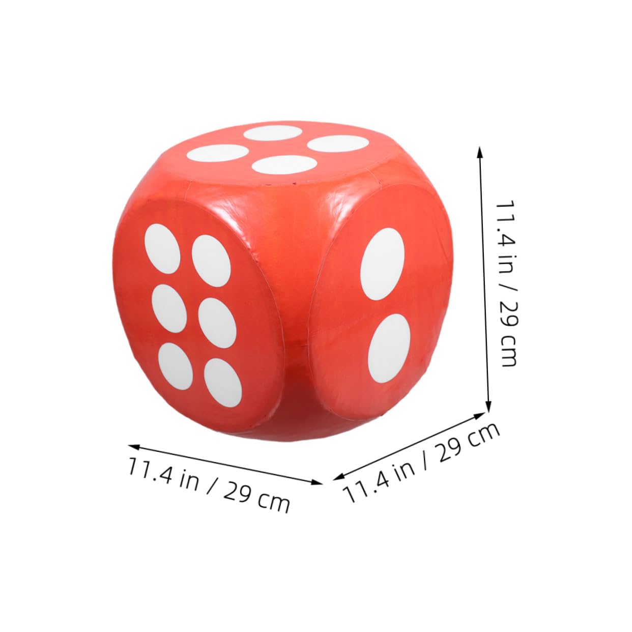 Dados Gigantes de Espuma Roja para Educativos y Fiestas Dados Seguros Habilidades Matemáticas y Actividades Recreativas