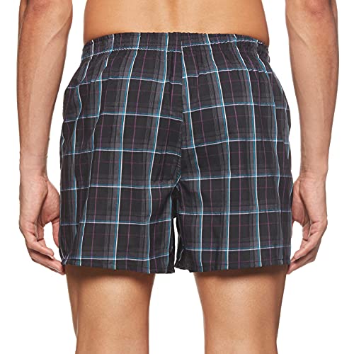 Buy Hanes Ultimate Men's Woven Boxers Colors, Assorted 2, Medium at