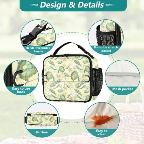 Bolsas de almuerzo aisladas e impermeables para proteger la comida de los niños 6