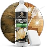 Holzfaser Parkettreiniger MATT/GLÄNZEND – 3-in-1 Konzentrat 1 L für versiegelte Parkett- & Holzböden, Parkett Pflege, Laminat & Kork | streifenfrei ohne Nachpolieren, rutschhemmend