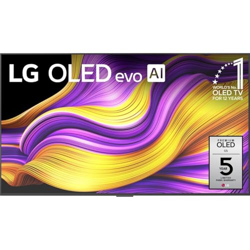 Image of LG OLED65G5WUA 65 inch OLED evo 4K UHD Smart TV with One Wall Design 2025 Bundle with SKM1 2.0 Ch. Soundbar, 6-Outlet Surge Adapter & Deco Gear Complete Home Theater Beginner's Guidebook