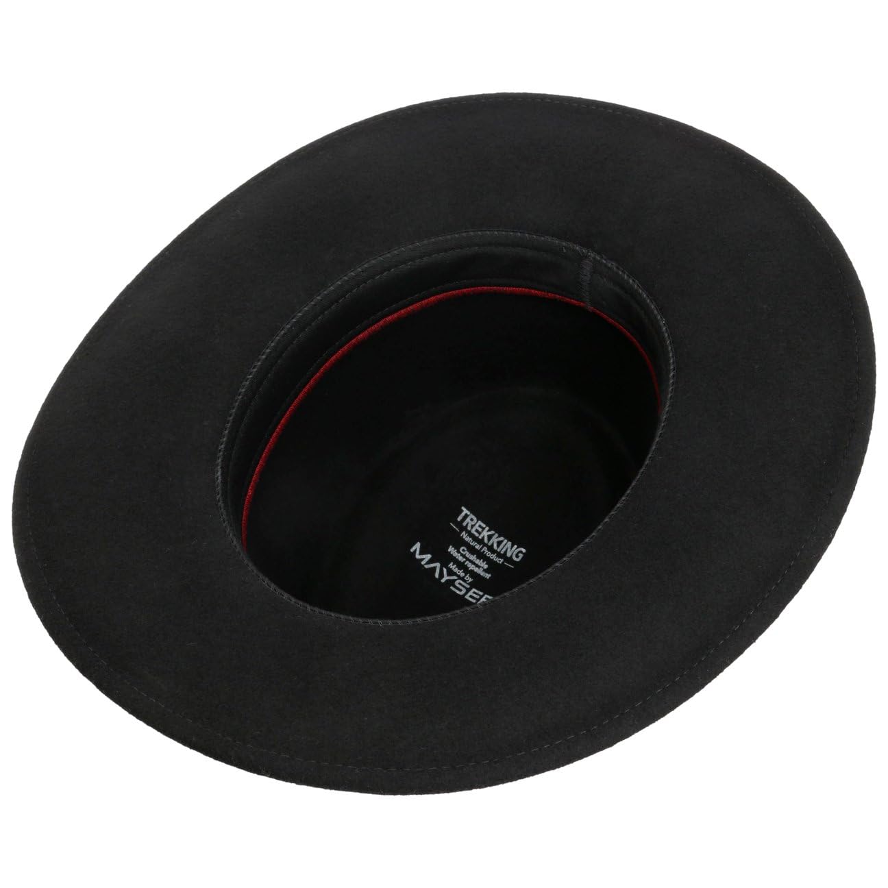 Mayser Taylor Trekking Fedora Wollfilzhut Ledergarniturband Made in EU Herren Herbst Winter