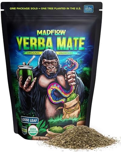 MADFLOW Unsmoked Organic Yerba Mate...