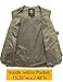 Vanchenl Herren Freizeit Safari Angeln Outdoor Arbeit Weste Jacke Foto Reise Cargo Mesh Weste Multi Taschen Armeegrün XL