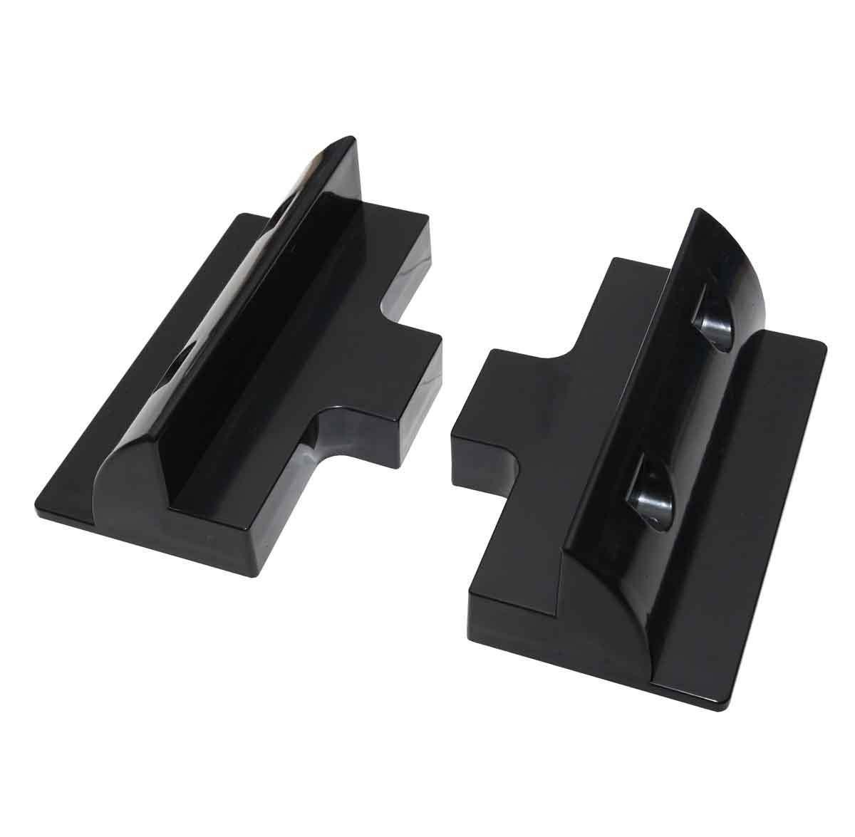 6 pezzi Pannello solare staffa di montaggio nero rettangolo set kit Bond adesivo per roulotte, camper, barche e qualsiasi superficie piana