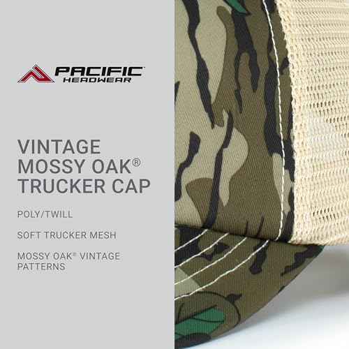 Gorra Trucker Vintage Mossy Oak® Pacific Headwear miniatura 5