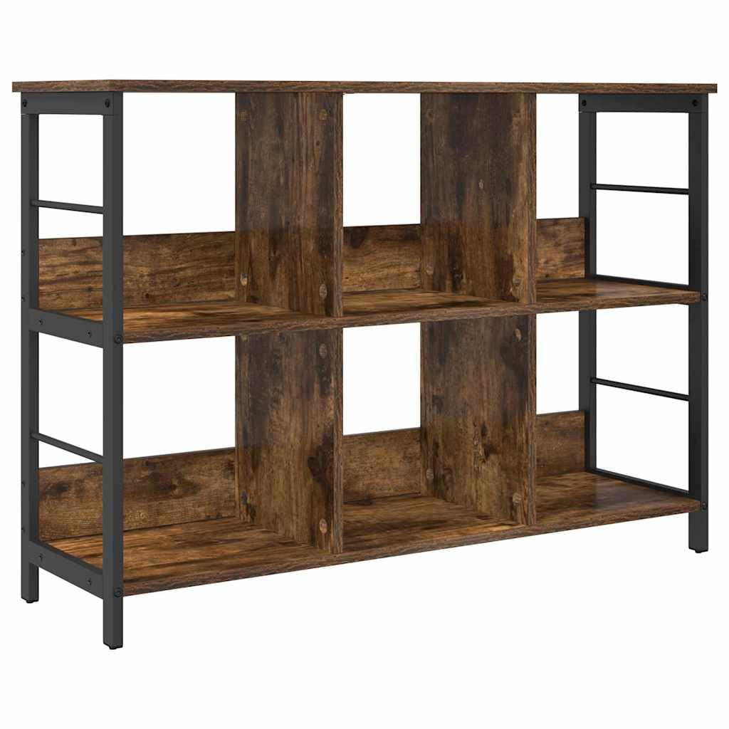 Generisch Bücherregal Geräucherte Eiche 102 x 32 x 72,5 cm Holzwerkstoff,Möbel,Regalsysteme,Bücherregale Bücherschränke-884014