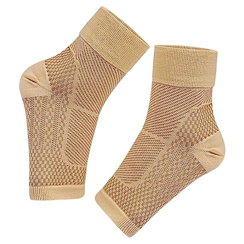 HAPINARY Nkle Socks for Women Men Compression Socks for Sports Ankle Brace Plantar Support Breathable