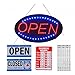 LED Open Sign,23x14inch Larger LED Business Sign,Advertisement Display Board Flashing & Steady Light Open Sign for Business, Walls, Window, Shop, Bar, Hotel