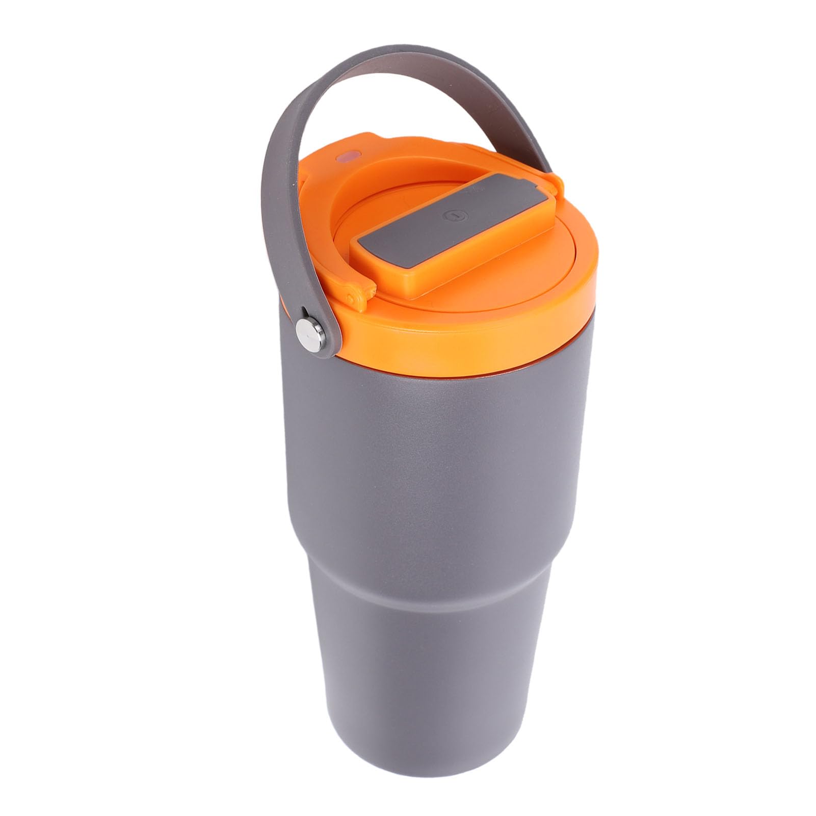 Portátil Eléctrica, de Acero Inoxidable Térmico, Botella de Agua de 600ml, Compartimento de Polvo de 140ml, Carga USB con Batería de 500mAh para Viajes