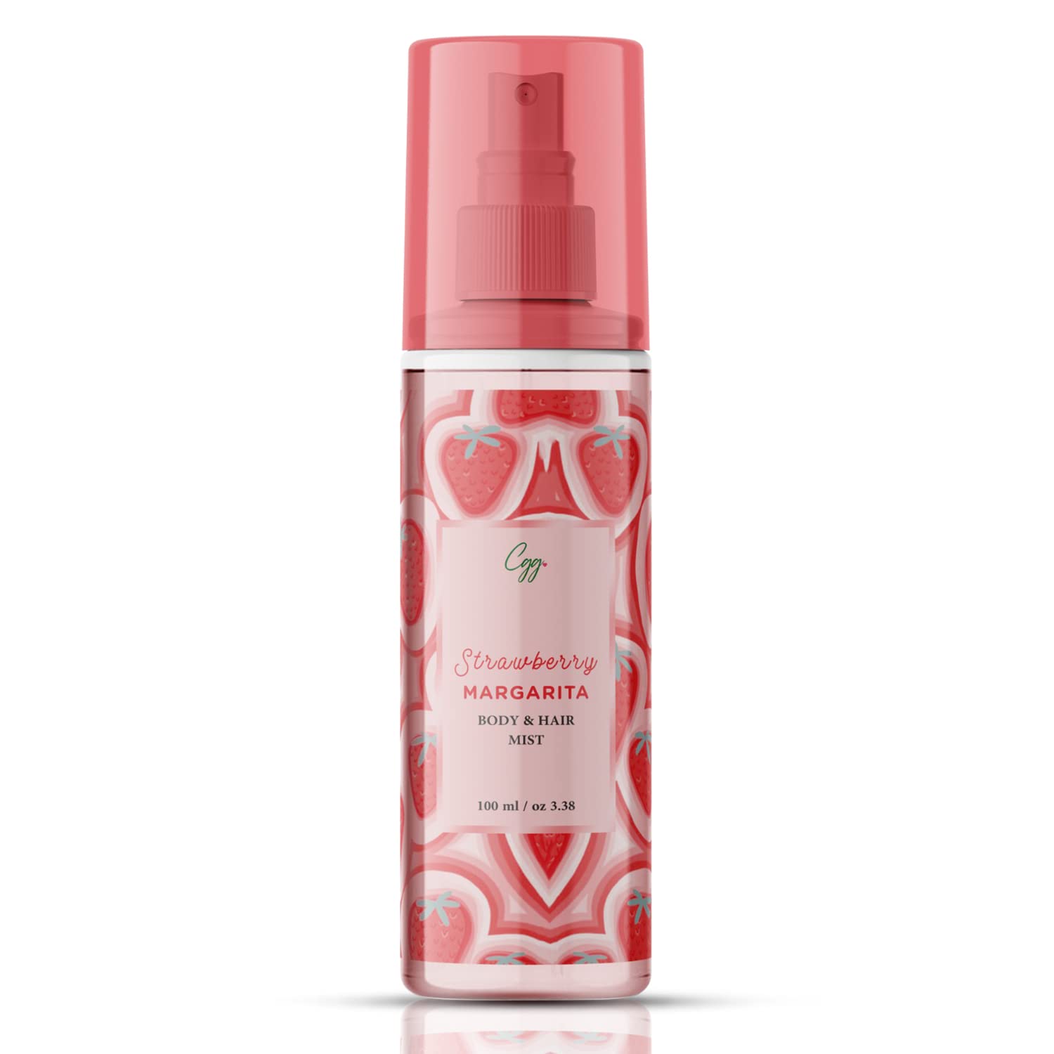 CGG Cosmetics Strawberry Margarita Body & Hair Mist Vegan, instantly refreshes, no alcohol, Paraben & Phthlate Free for Woman -100 ML