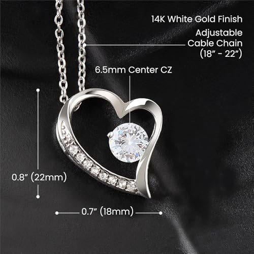 To My Daughter Necklace From Dad, Heartfelt Jewelry With Message Card, Birthday Present, Christmas Keepsake, Graduation Gift Idea From Loving Parents4