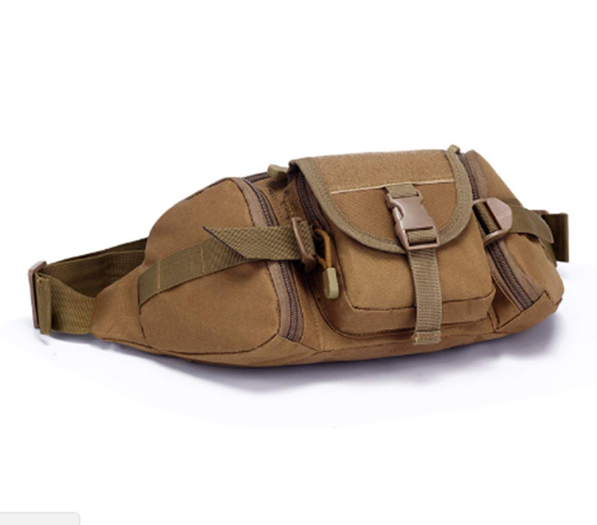 Riñonera táctica Riñonera MOLLE Riñonera Utilidad Hip Belt EDC Pack Bolsa ajustable para exteriores Viajar Camping Caza Correr Ciclismo Pesca Perro Caminar, Negro - 5