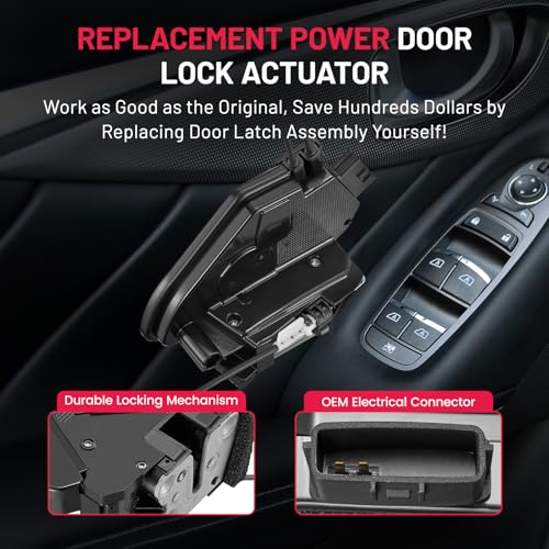 Image of SYERAL Door Latch Lock Actuator FR Front Right Passenger Side Latch Motor Compatible with Nissan Altima 2013-2018 Replaces 80500-3TA0A