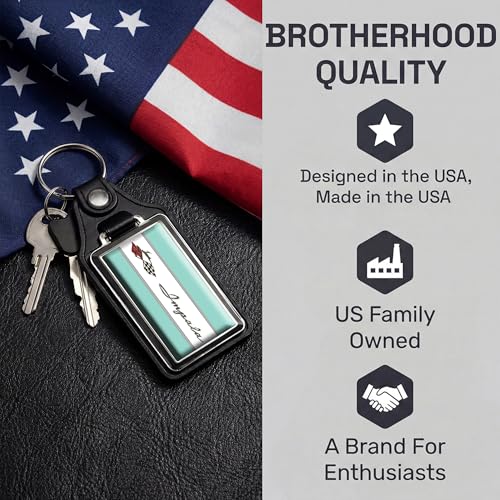 Image of Brotherhood Car Key Chain for Impala - Classic Models Keychain for Men and