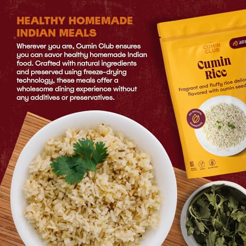 Image of The Cumin Club Basmati Cumin Rice, Authentic Indian Food