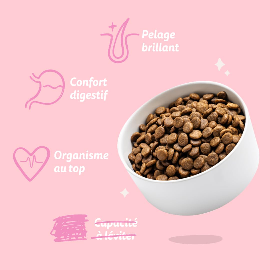 Edgard & Cooper Croquettes Chiot Sans Céréales Pour Chiens Adultes Medium (2.5kg), Canard Et Poulet Frais, Teneur En Fibres Adaptée Aux Chiots, Recette Naturelle, Jamais De Farine Animale