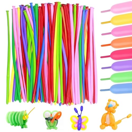La confezione include : 200 pezzi Lungo Palloncini, è di circa 30 cm e può raggiungere gli 80-100 cm dopo il gonfiaggio, Abbastanza per fare decine di animali o altre cose interessanti. Nota: si prega di ventilare per 24 ore dopo aver disimballato.