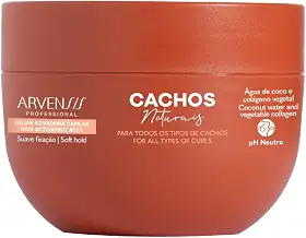 Geléia Ativadora Cachos Naturais Todos Tipos de Cachos SUAVE FIXACAO ARVENSIS 250G