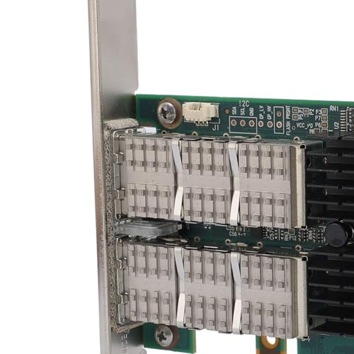 Tarjeta Ethernet PCIe 40Gb Fabater, 2 Puertos 40Gbps, Baja Latencia, PCIe 3.0, Adaptador Ethernet para Fibra Óptica miniatura 7