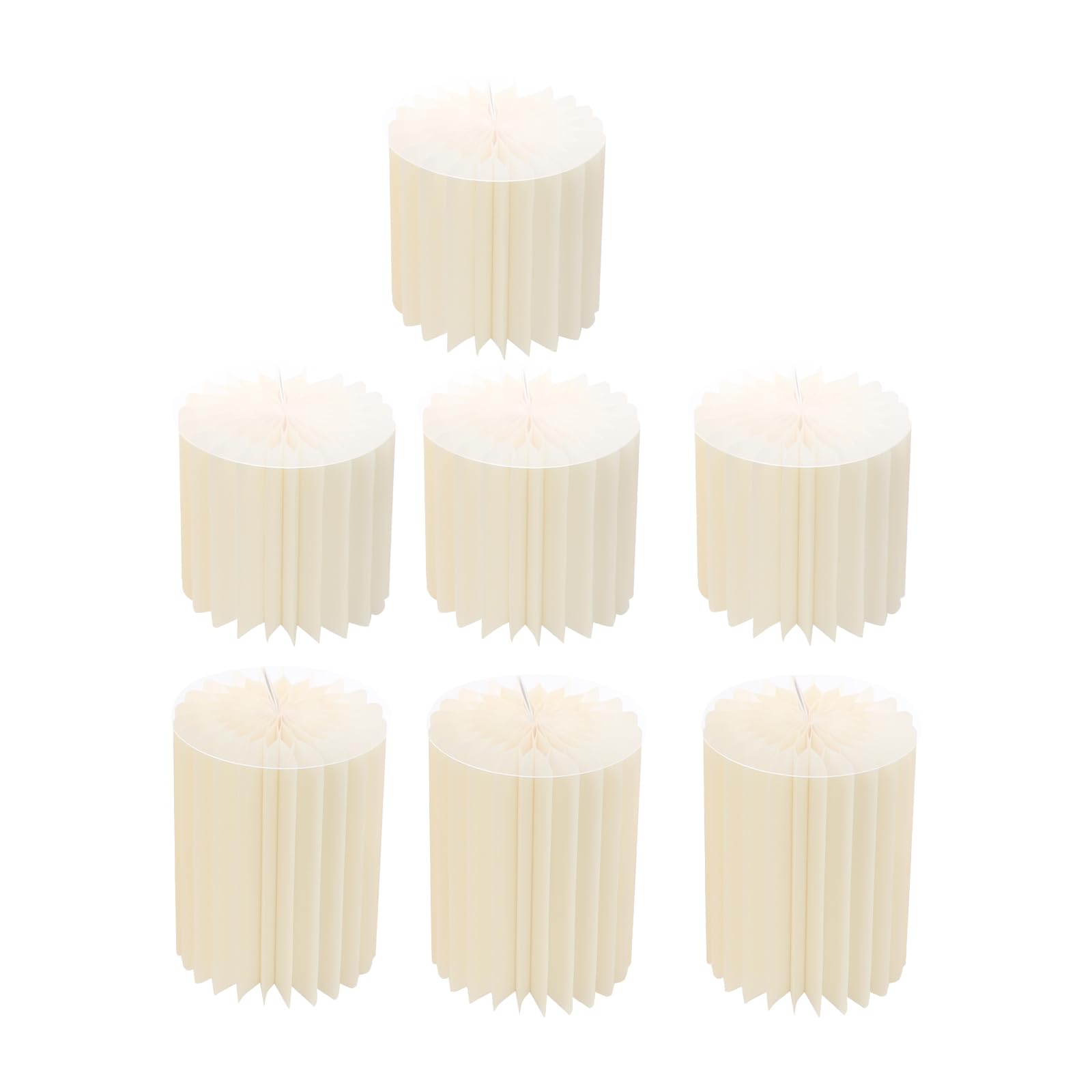 Lot de 7 supports de fleurs en carton pour mariage, vases, colonne décorative pliable avec plaques en PVC, pour décoration de table, cupcake, table à gâteau (30 x 40/30 x 30 cm)