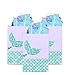 Produktbild Youth Union Geschenktüten Partytüten Geschenkbeutel Kraftpapiertüten Meerjungfrau Muster mit Henkel für Kindergeburtstag Hochzeit Party Feier ca. 20 x 11 x 8 cm ( 12 Stück ) (Grün Set)