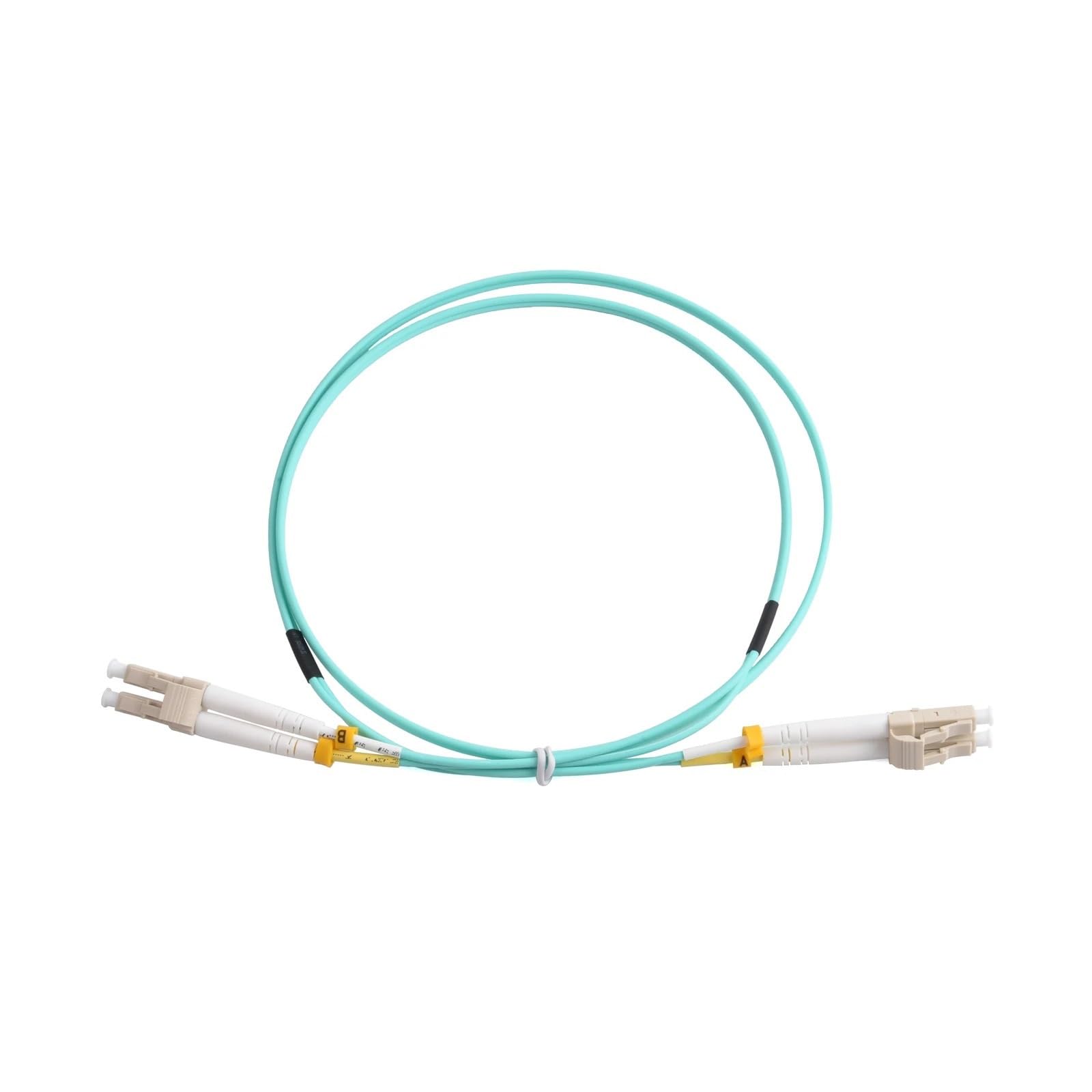 Câble de raccordement à fibre optique multimode 100G MPO MTP MO3, 2 cœurs, extension UPC 2LC mâle vers mâle, 1/3/5/10/15/20 m(15M)