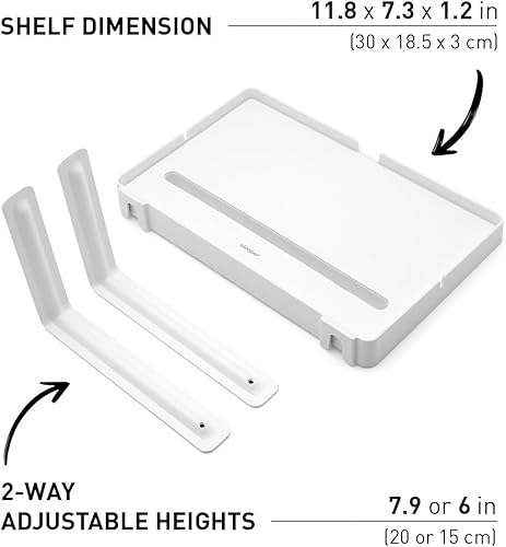Miniatura 4 de Sleeper Soporte para teléfono y organizador de cables forrado con silicona para mesita de noche antideslizante, espacio pequeño, debajo del colchón,