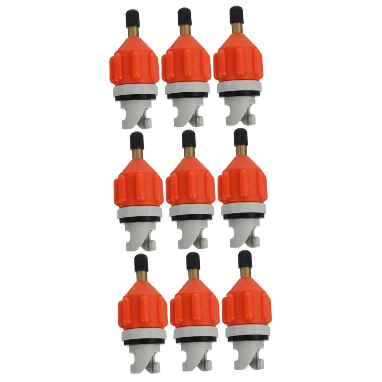 TOYANDONA Adattatore Ugello Gas Ugelli Pompa dell'Aria Adattatore Valvola Convertitore della Valvola dell'Aria Adattatore Pompa Letto Gonfiabile Rosso Rame