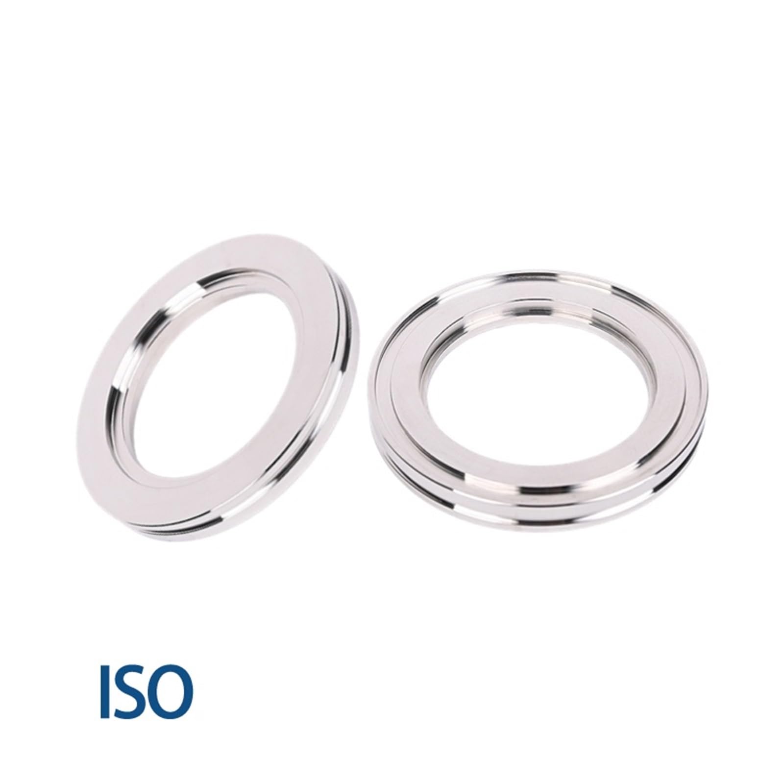 Brida de vacío ISO-K (ISO63/80/100/125/160/200), acero inoxidable SS304/316L, soldadura interna y diseño de fijación de calibrador(SUS304,ISO100-welding 102)