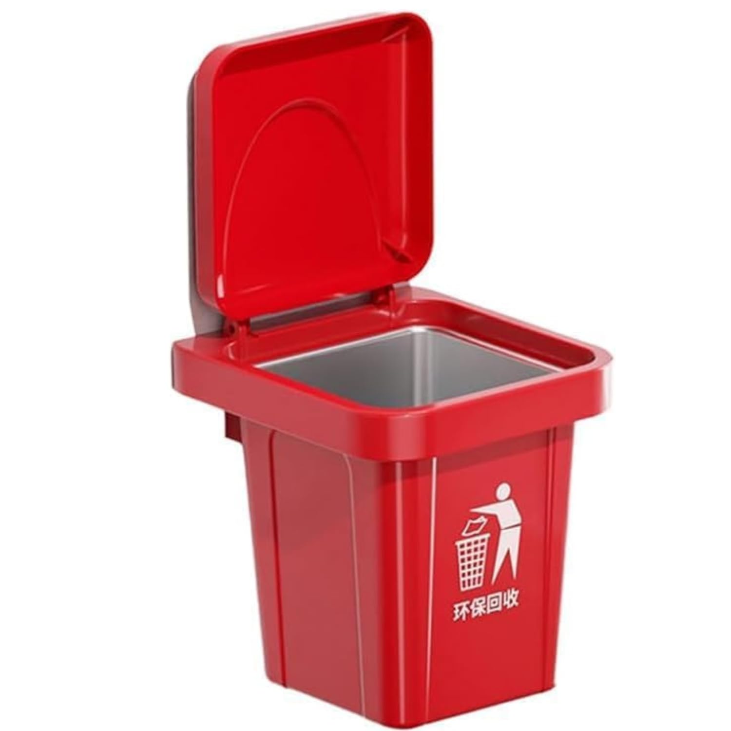Stainless Steel Lid Ash Tray | Indoor Outdoor Cigarette Bin | Space-Saving Hygienic Smoking Box for Home, Office, Hotel, Café & Public Spaces – 1pcs (Multicolour)-image-44