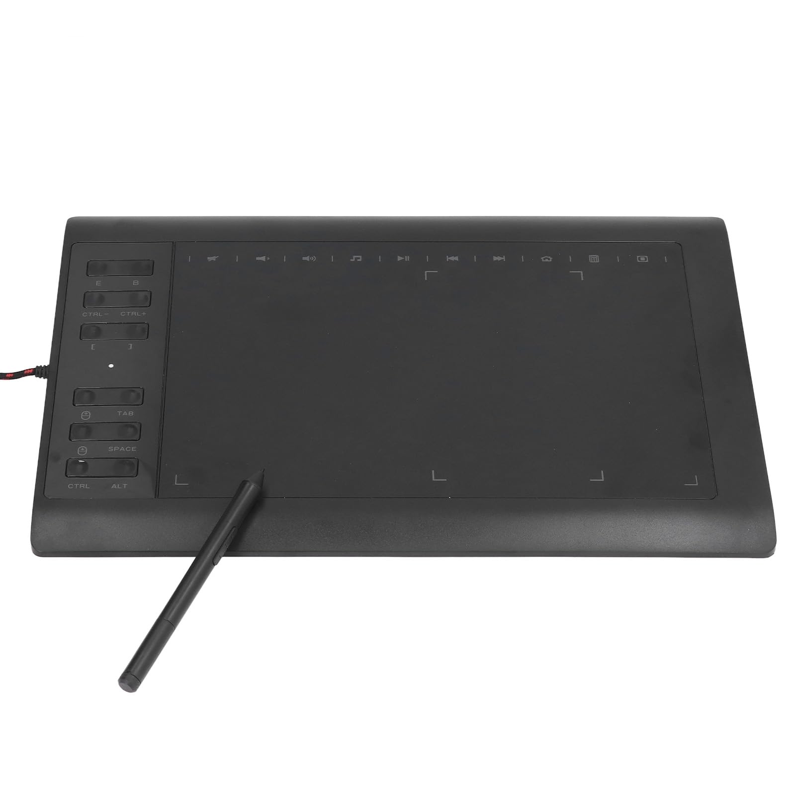 Domary Tablet Graficzny do Rysowania 233PPS 5080LPI 8192 Poziom Czułości