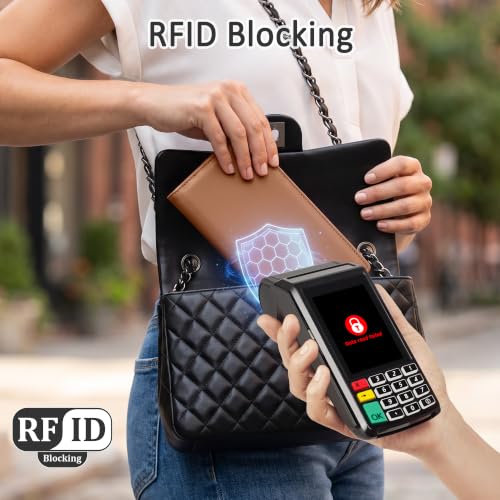 Image of Tipmile Slim Wallet for Women, RFID Blocking Credit Card Holder