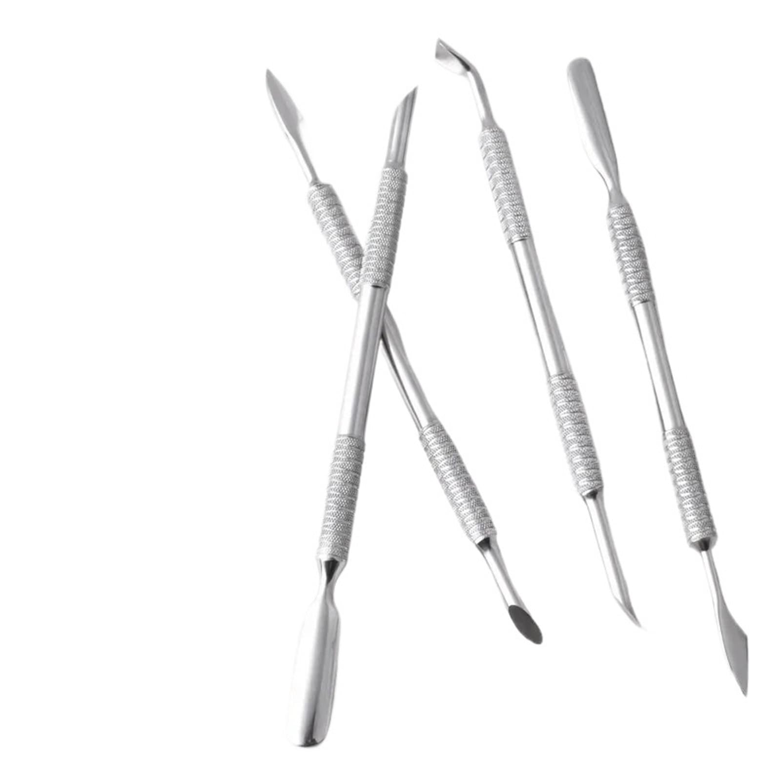 Spingi Cuticole Solvente for smalto for unghie spingi cuticole Per Pelle Morta | Strumento for manicure pulito in acciaio inossidabile for art