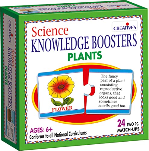 Image of Science Knowledge Boosters Plants | 24 Match-Up Puzzle Cards | Plant Parts Vocabulary Activity | Conforms to National Curriculum | Educational Card Game Ages 6+