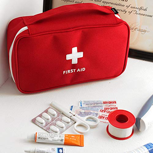 Warxin-Tragbare-Mini-Erste-Hilfe-Sets-2-stcke-Reiseapotheke-Multifunktions-Medizin-Verbandtasche-Aufbewahrungstasche-Notfall-Kit-fr-Outdoor-Sports-Home-Camping-Wandern-Nur-Leere-Medizin-Beutel