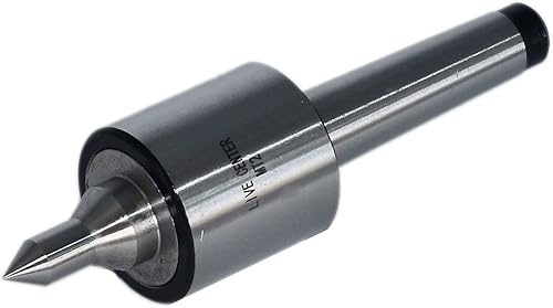 Miniatura 2 de Mantouxixi MT2 Centro giratorio en vivo de 60°, resistente MT2 Live Center profesional de acero al carbono de alta precisión, 0.000197 pulgadas,