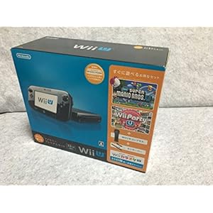Wii U すぐに遊べるファミリープレミアムセット(クロ)