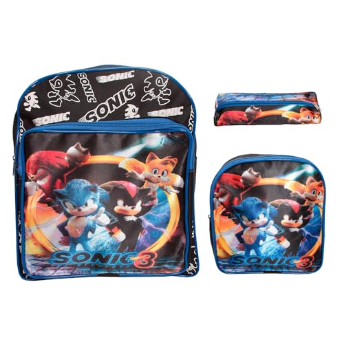 Kit Mochila Infantil Masculina Costas Com Lancheira Tam P