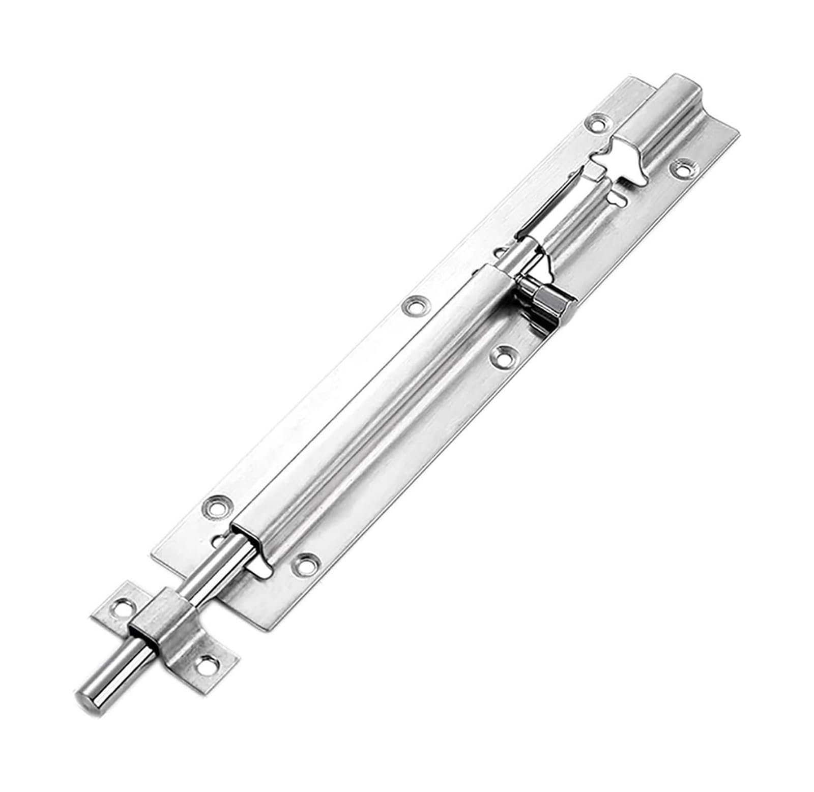 Serrure de porte à boulon verrouillage coulissante robuste 8" pour maison