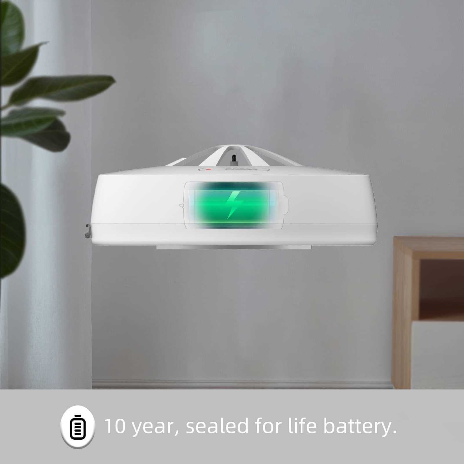 Heiman Alarma de calor para cocina con interconexión inalámbrica, con batería de 10 años, certificado BS EN IEC 62368, alarma de calor interconectada para cocina, cumple con la ley de Escocia