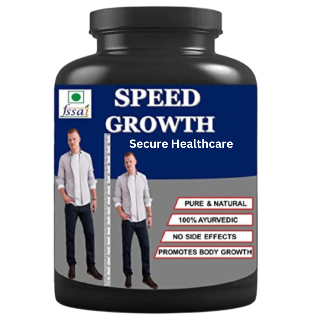 Speed growth | flavor Kesar kulfi |height gainer | Protein | woman & man | Powder | pack of 1-image-39