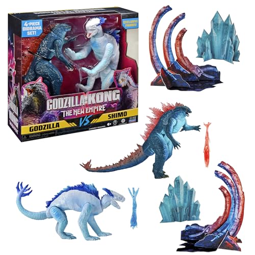 MonsterVerse - Godzilla x Kong, Set mit 2 beweglichen Figuren, 15 cm,...