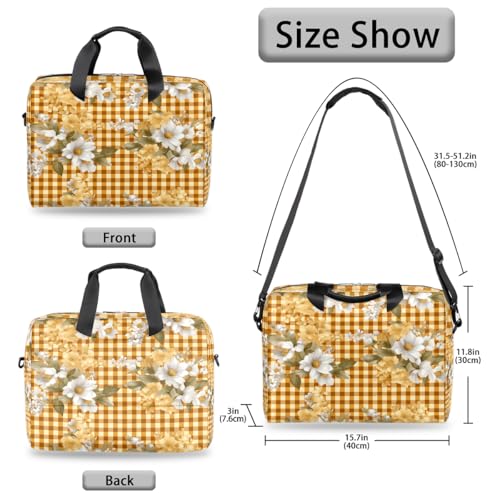 Maletín para portátil unisex 15.7 x 3 x 11.8 pulgadas miniatura 6