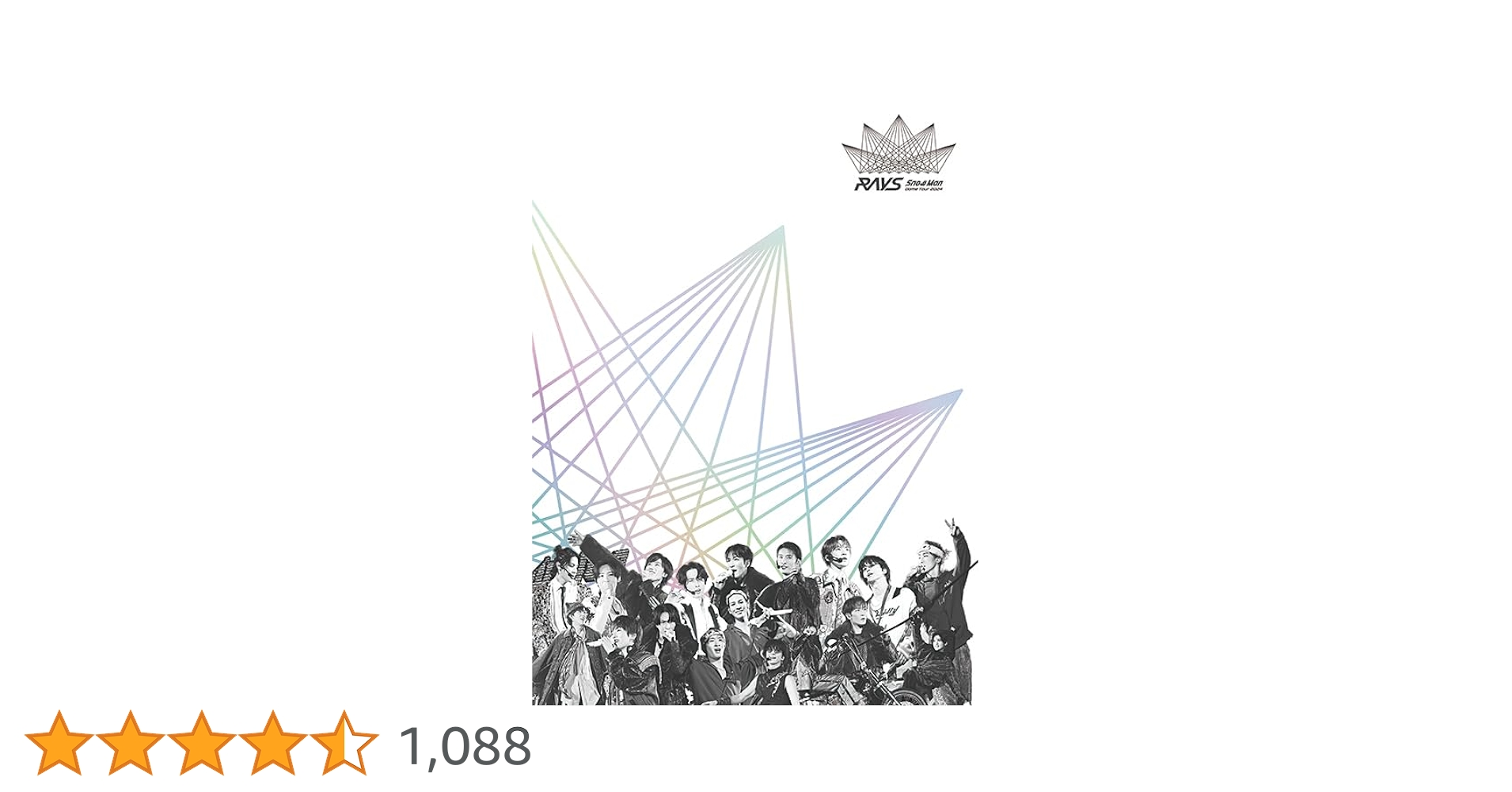 Amazon.co.jp: Snow Man Dome Tour 2024 RAYS(Blu-ray Disc2枚組