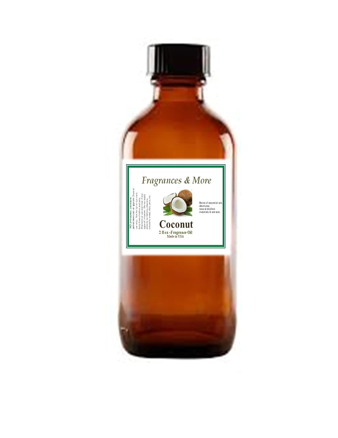 COCONUT FRAGRANCE OIL | For Soap Making| Candle Making| For Use with Diffusers| Add to Bath & Body Products| Home and Office Scents| 2 oz amber glass bottle : Arts, Crafts & Sewing