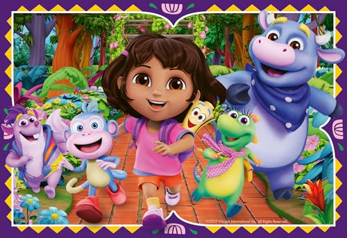 Ravensburger   Puzzles Dora​​ | Puzzle 3 Años O Más | Puzzles 3 Años O Más De 35 Piezas | Rompecabezas Niños De 26 X 18 Cm | Ravensburger Puzzle