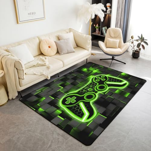 Feelyou Kids Gamer Area Rug Gaming Living Room Rugs 5x7