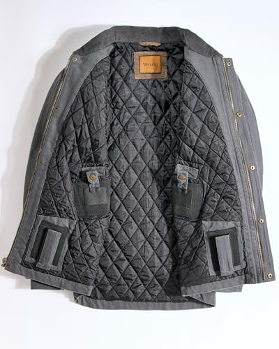 Image of Venado Concealed Carry Jacket for Men - Heavy Duty Canvas - Conceal Carry Pockets